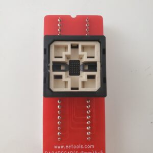 A red PA24BG24D (6 x 8 mm) 5 x 5 with a small chip on it.