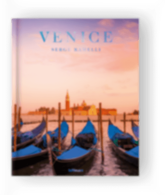 The cover of the book venice.
